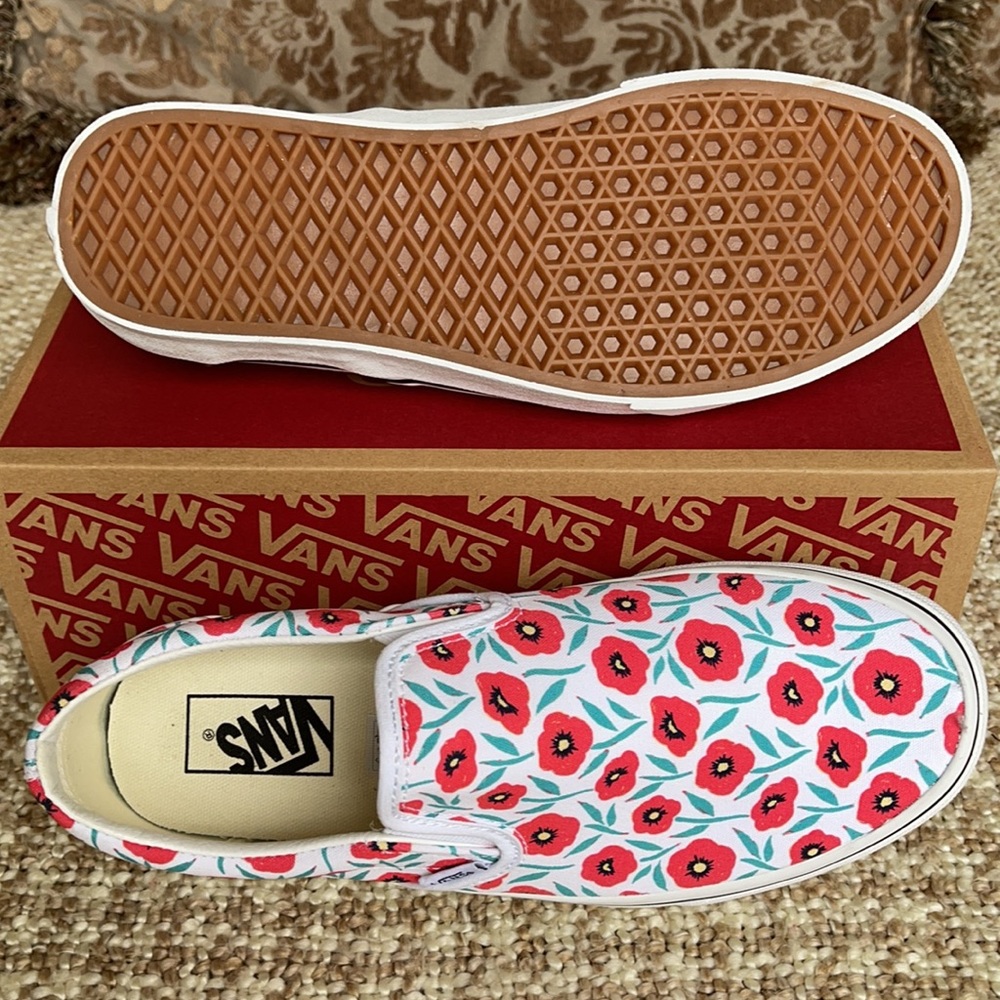 Vans Classic Slip-On Flowers/True White WMNS - Picture 6 of 16
